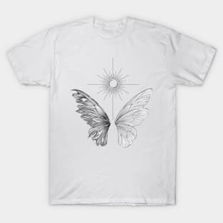 Yin Yang Butterfly T-Shirt